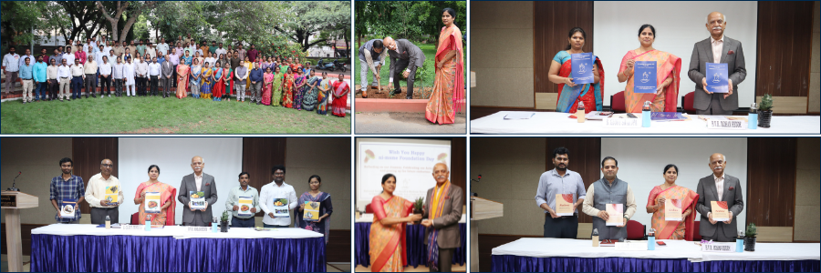 Celebrating 62nd Foundation Day of ni-msme. Padmashri Dr. BVR Mohan Reddy, Founder Chairman & Board Member, CYIENT graced the occasion and released Case Studies of Patent, Clusters from SFURTI Scheme and 51st edition of SEDME Journal