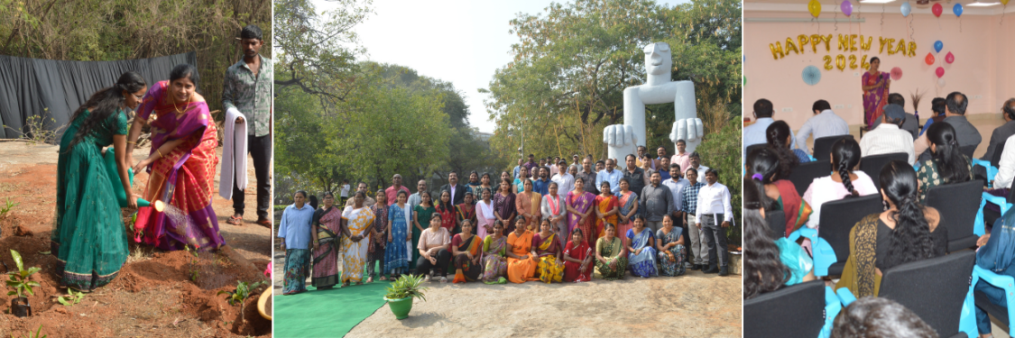 Celebration of New Year 2024 at ni-msme campus