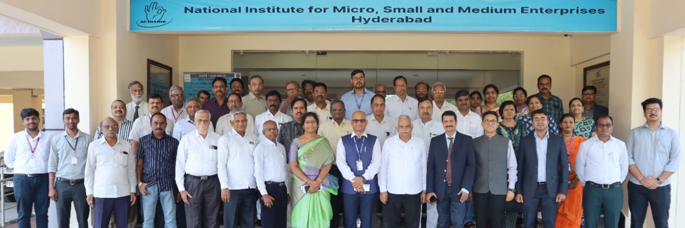 CFI, ni-msme and TESCUBFED jointly organised Workshop on “Capacity Building of Telangana Urban Cooperative Banks” at ni-msme campus