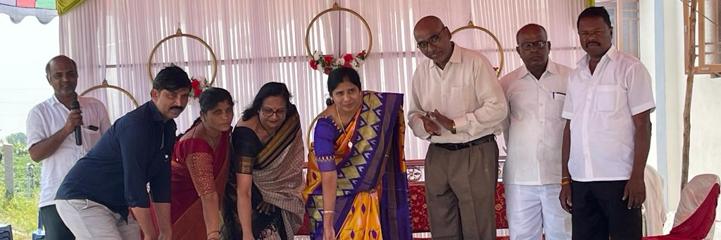 Inauguration of Ieeza Gadwal Handloom Cluster