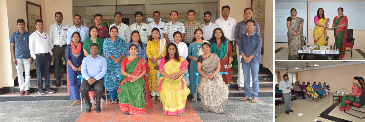 Inauguration of Orientation Programme on Promotion of Handlooms & Textiles for officers of Handlooms and Textiles, Govt. of Karnataka