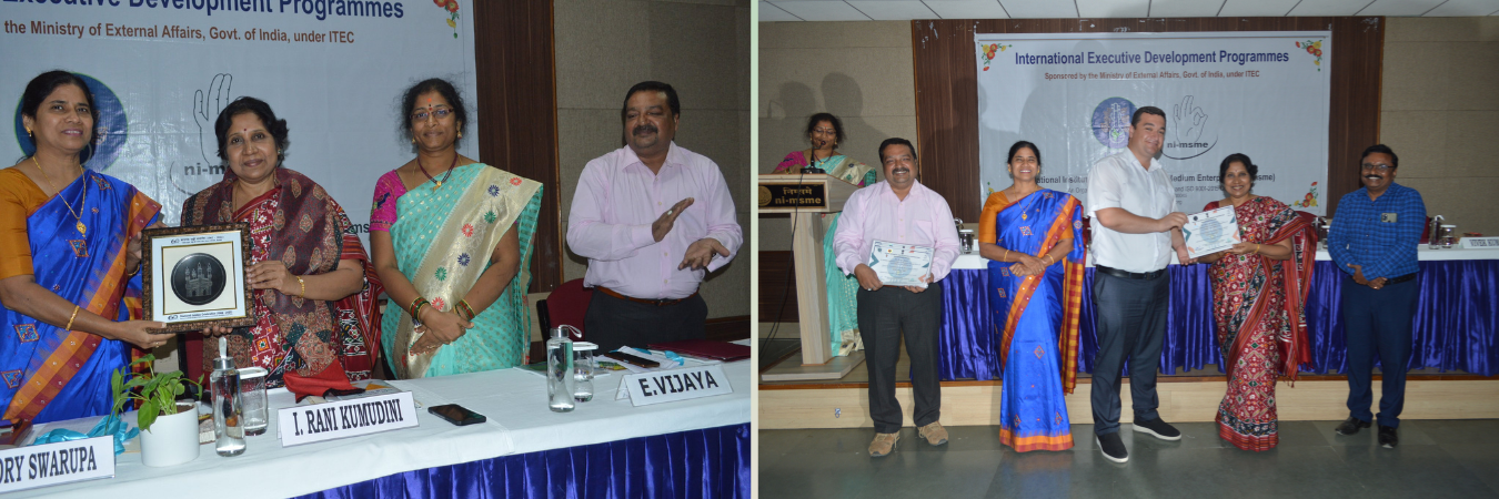 Smt. I. Rani Kumudini, IAS, Special Chief Secretary, Govt. of Telangana was Chief Guest for Valediction of ITEC Programmes, Phase-I