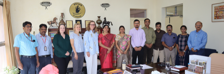 Ms. Kirsten Kjaer Skott, Principal Adviser & Ms. Tina Dahlerup Poulsen, Principal Adviser, Denmark Patent & Trademark Office (DKPTO) and Dr. Louise Boisen, IPR Counsellor to India, Embassy of Denmark visited ni-msme for collaboration in IP space