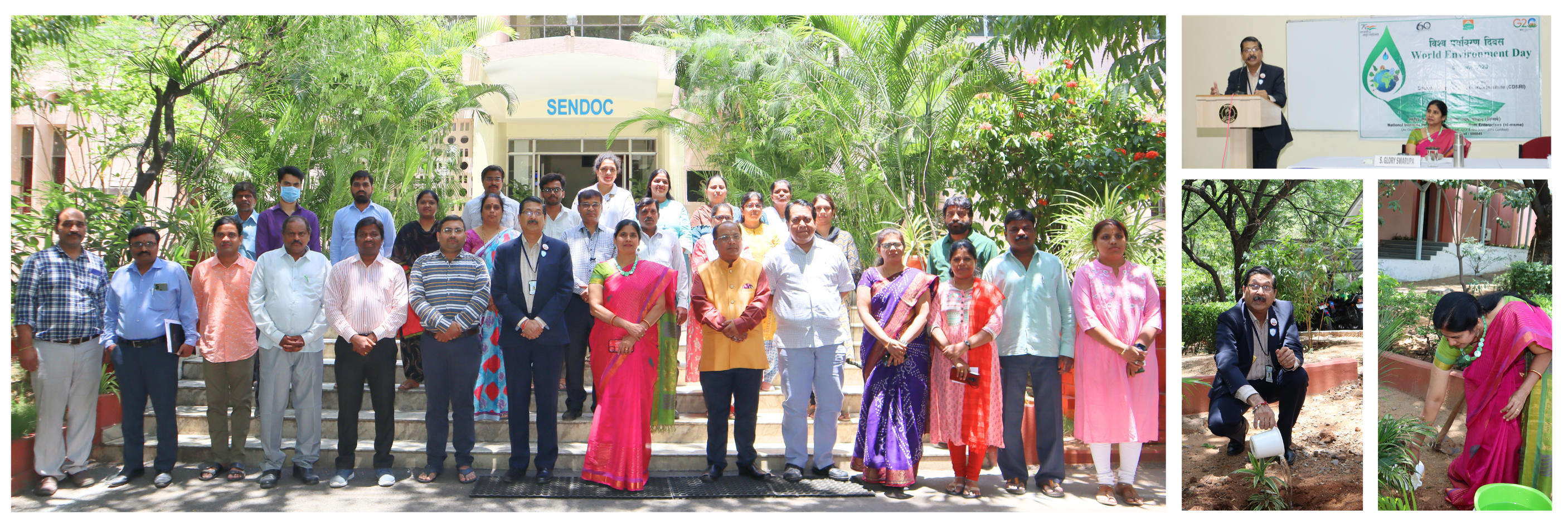 Shri. Shrikant Sinha, CEO, TASK as Chief Guest for the Celebration of World Environment Day at ni-msme campus