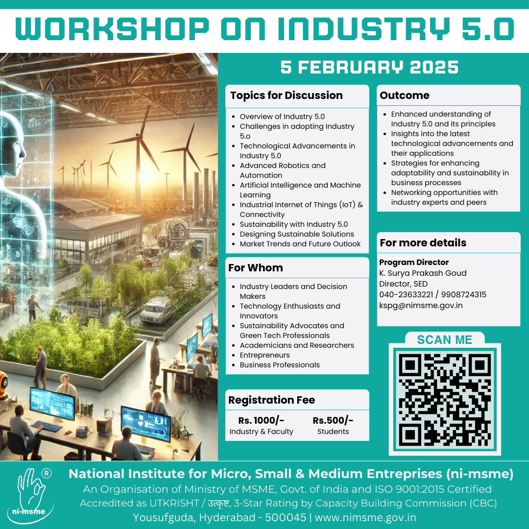 Workshop on Industry 5.o 