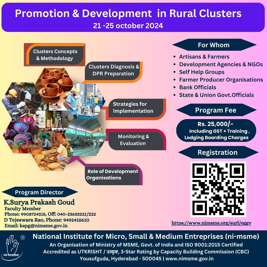 Promotion & Development  in Rural Clusters 2024